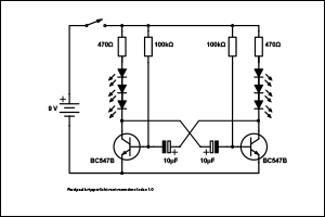 astabiele-multivibrator-3led-knipperlicht-schema