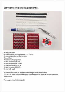set voor veertig smd-knipperlichtjes